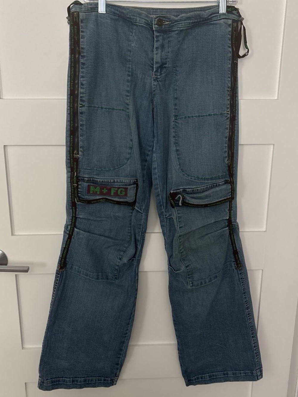 Vintage 90s Marithe Francois Girbaud Low Rise Cargo Jeans